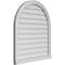 Ekena Millwork Round Top Surface Mount PVC Gable Vent w/ 2"W x 2"P Brickmould Sill Frame, 30"W x 34"H GVPRT30X3403SN - alternate 4